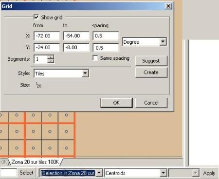 construir grilla cartografia