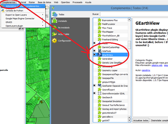 qgis google earth